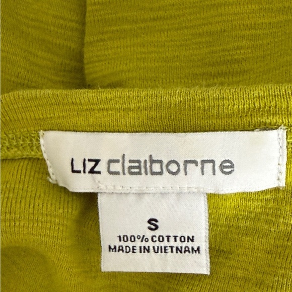 Liz Claiborne Lime Green Sleeveless Tank Top - Picture 8 of 8